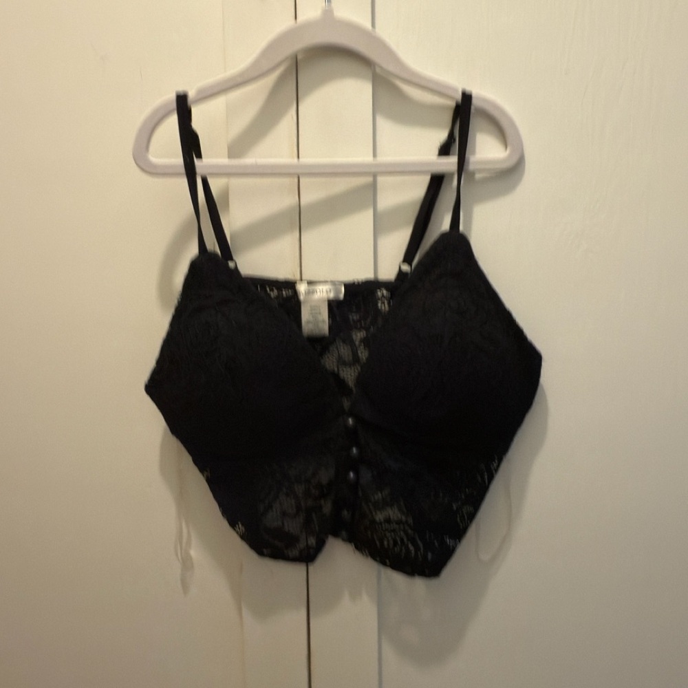 Elegant Black Lace Bralette